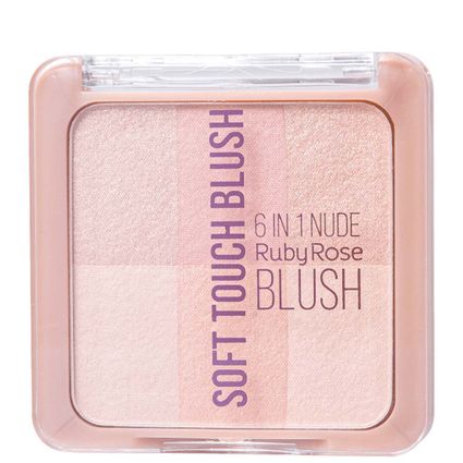 Blush Ruby Rose Soft Touch Hb6109 Cor 1