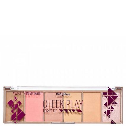 Paleta de Maquiagem Ruby Rose Cheek Play Hb7515