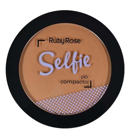 Pó Compacto Ruby Rose Selfie Hb7228 Cor 17
