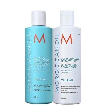 Kit Shampoo e Condicionador Moroccanoil Extra Volume 250ml