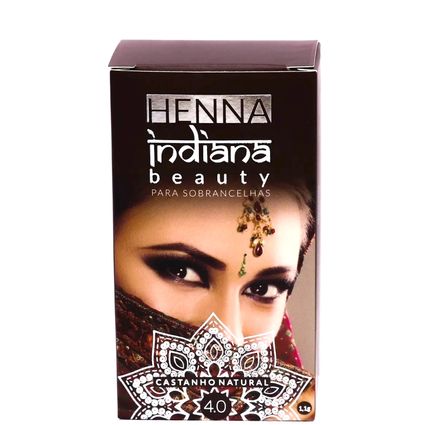 Henna para Sobrancelhas Henna Indiana Castanho Natural