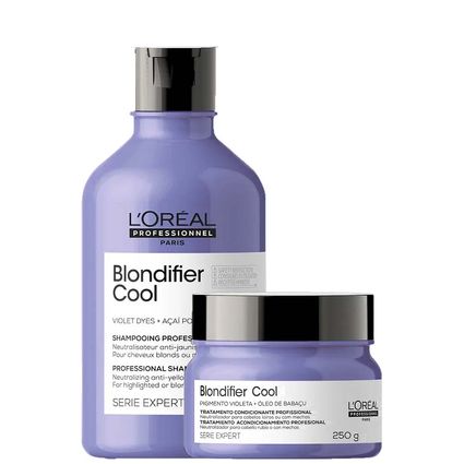 Kit Shampoo e Máscara L'oréal Blondifier Cool Home Care