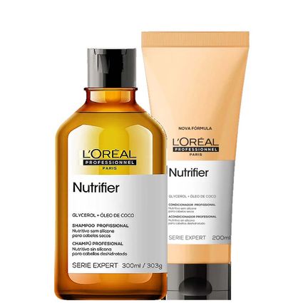 Kit Shampoo e Condicionador Loréal Nutrifier Home Care