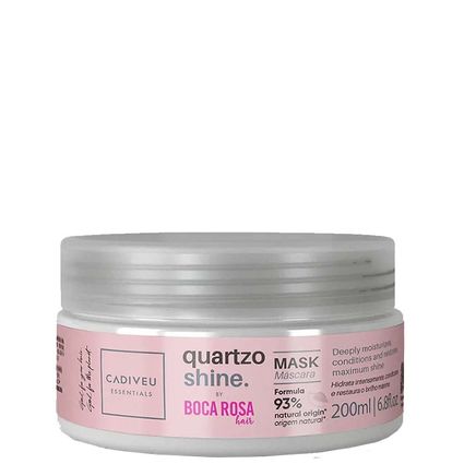 Máscara Cadiveu Essentials Boca Rosa Quartzo Shine 200ml