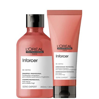 Kit Shampoo e Condicionador Loréal Inforcer Home Care