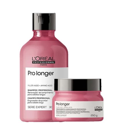 Kit Shampoo e Máscara Loréal Pro Longer Home Care