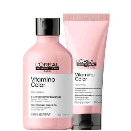 Kit Shampoo e Condicionador Loréal Vitamino Color Home Care