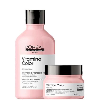 Kit Shampoo e Máscara Loréal Vitamino Color Home Care