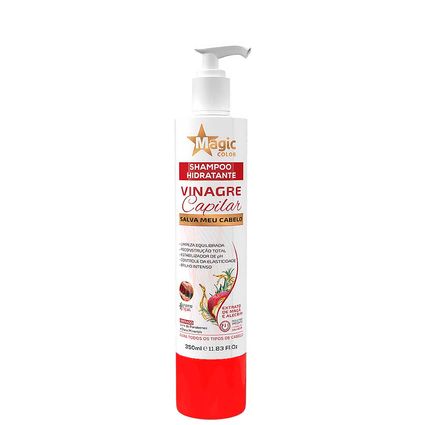 Shampoo Hidratante Magic Color Vinagre Capilar 350ml