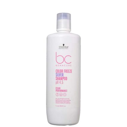 Shampoo Schwarzkopf Bonacure Clean Color Freeze Silver 1l