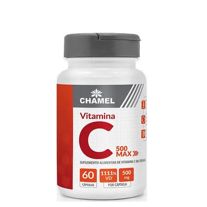 Suplemento Chamel Vitamina C Max Acerola 100 Cápsulas 500mg