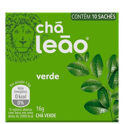 Chá Leão Chá Verde 10 Sachês 16g