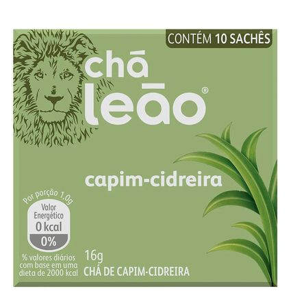 Chá Leão Capim Cidreira 10 Sachês 10g
