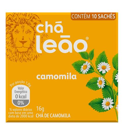 Chá Leão Camomila 10 Sachês 10g