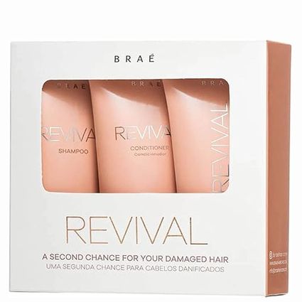 Kit Travel Size Shampoo Cond Máscara Braé Revival 60ml