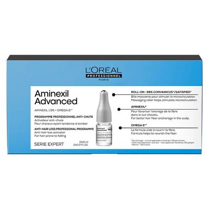 Ampolas Loréal Aminexil Advanced 10un 6ml