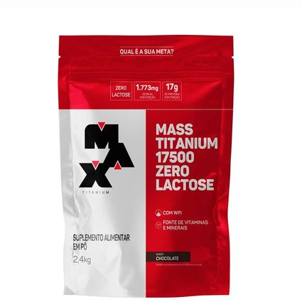 Mass Max Titanium 17500 Zero Lactose 2,4kg Chocolate