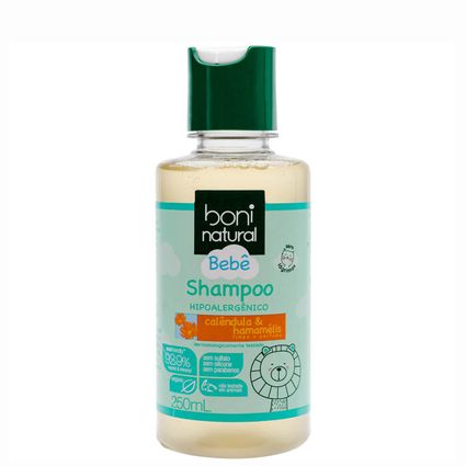 Shampoo Boni Natural Bebê Celêndula e Hamamélis 250ml