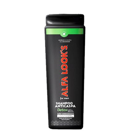 Shampoo Anticaspa Alfa Looks Detox 400ml
