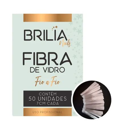 Fibra Fio a Fio Brilia Nails 50un 7cm